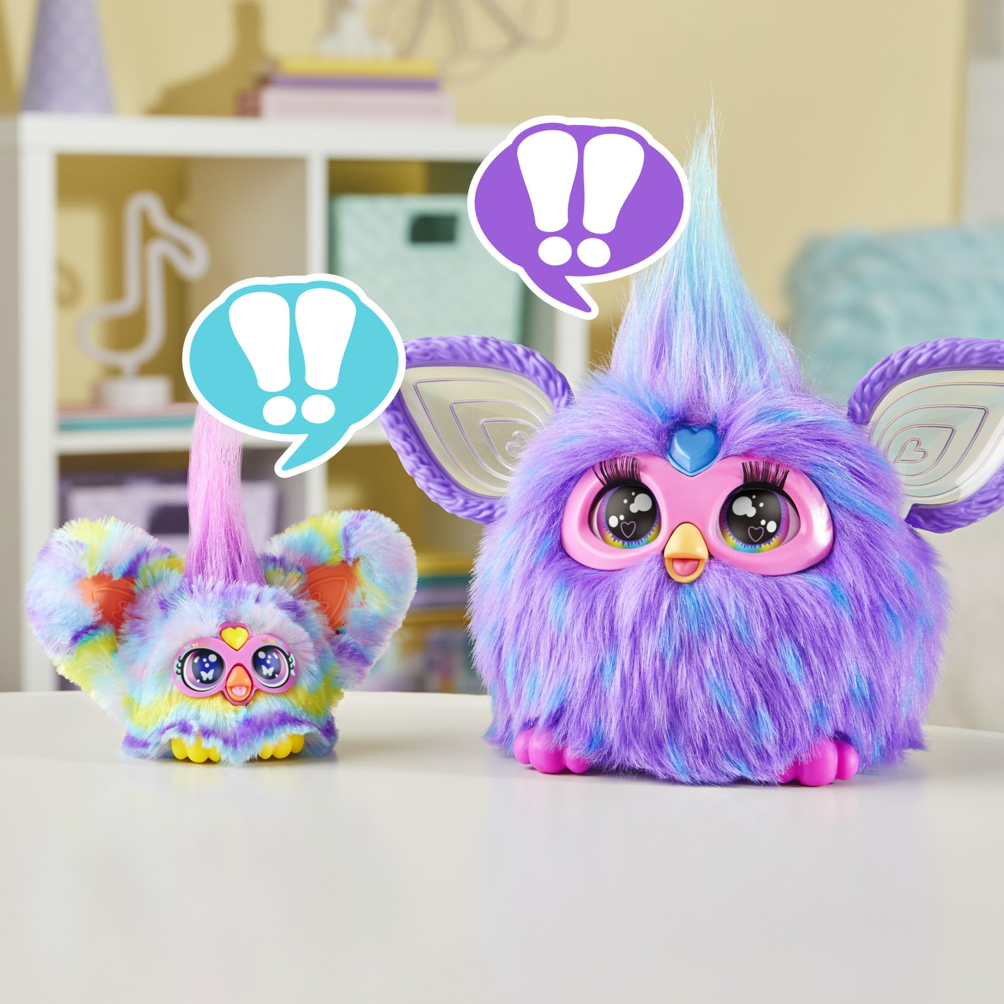 Furby Furblets Swee-Dee Furdar mode compatibility with larger Furby