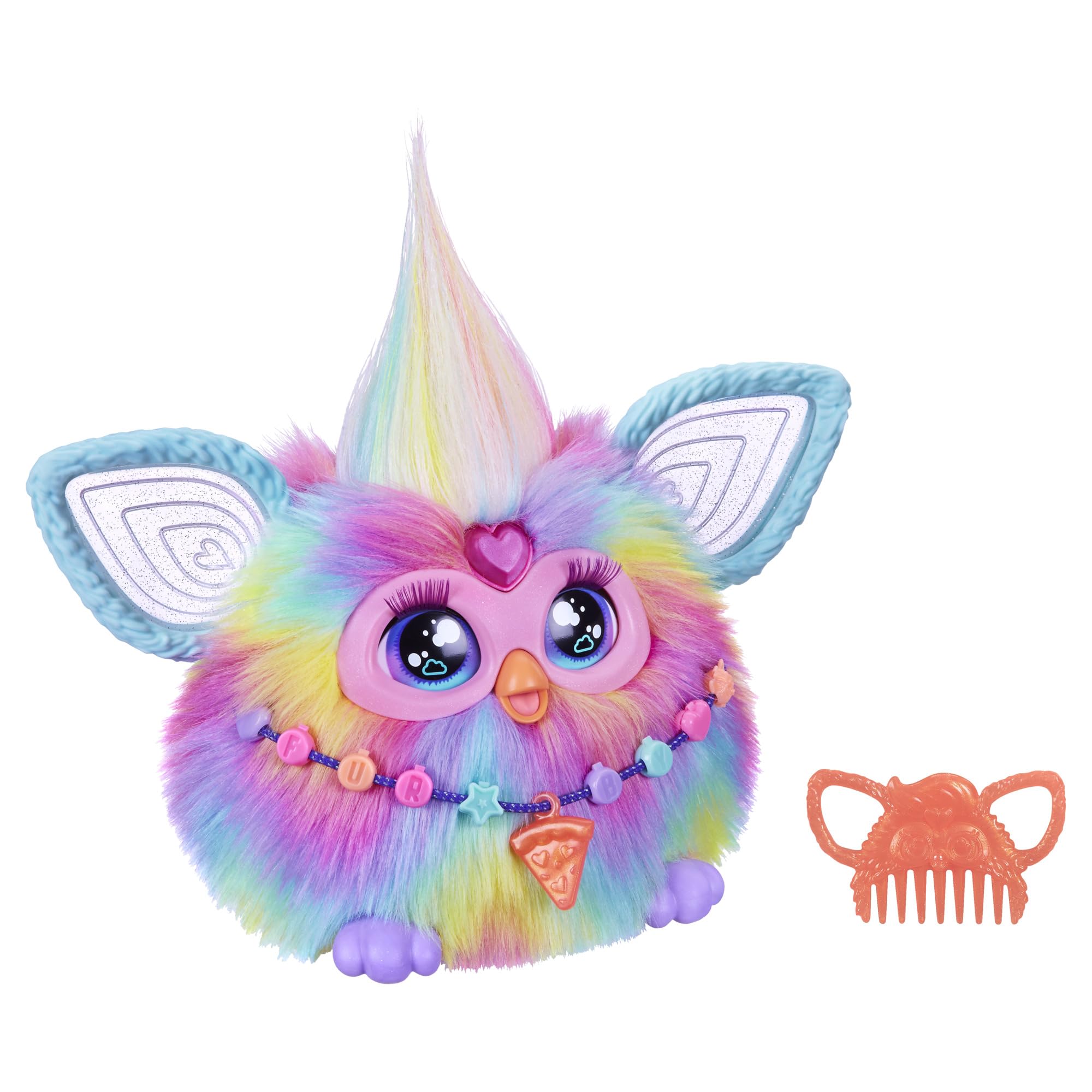 Furby Tie Dye fashion accessories invite imaginative styling and pretend play.