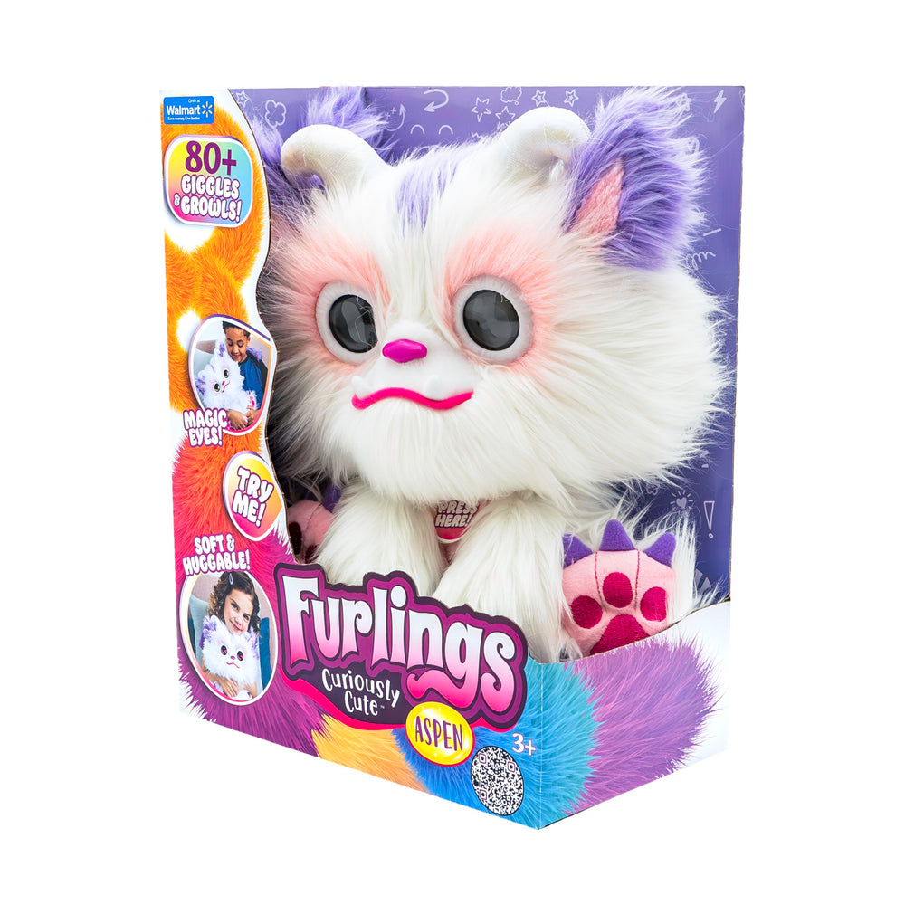 Furlings Aspen expressive eyes reflect moods to spark conversation-like play