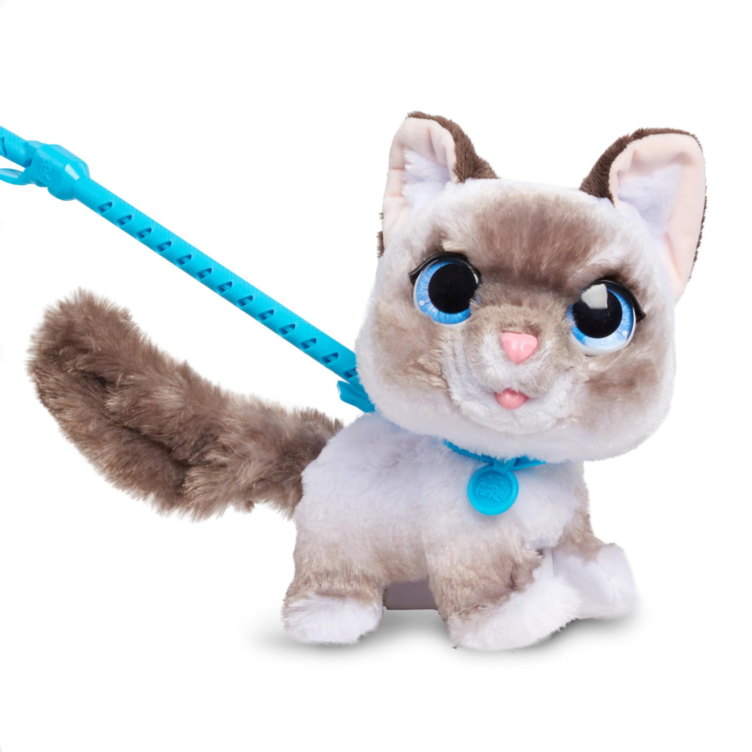 FurReal front view of boxed Wagalots Kitty showing features and appeal