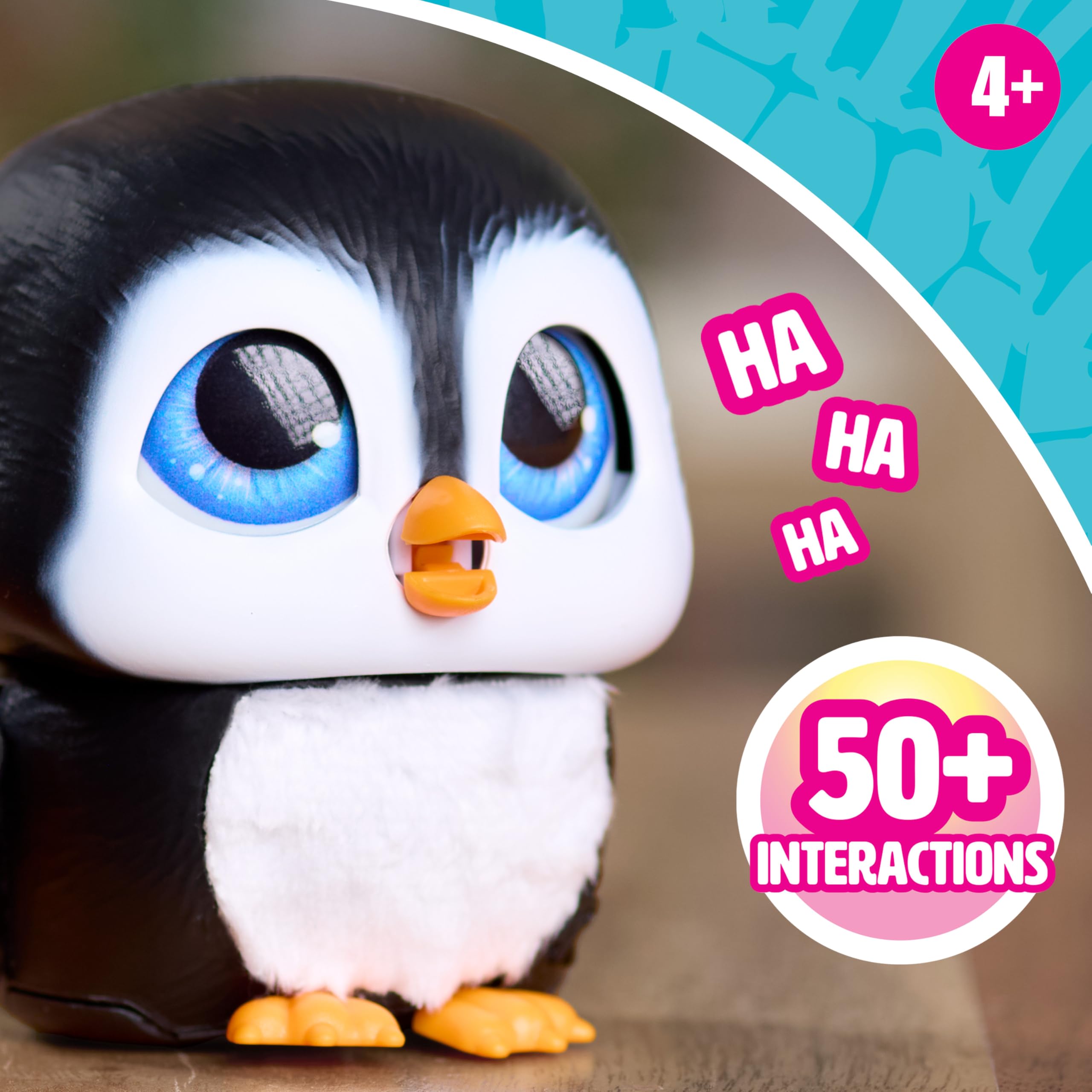 FurReal Handfuls Shivers penguin feeding belly pet triggers satisfied sounds