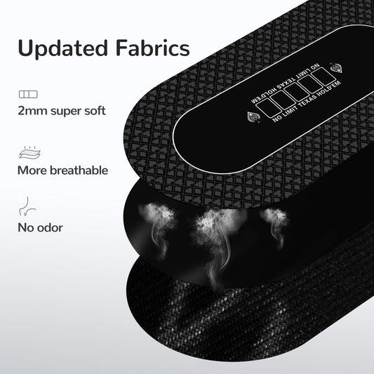 FURUISEN poker mat ultra-smooth surface facilitates smooth dealing.