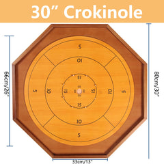 FURUISEN wooden crokinole detail highlights craftsmanship and grip.