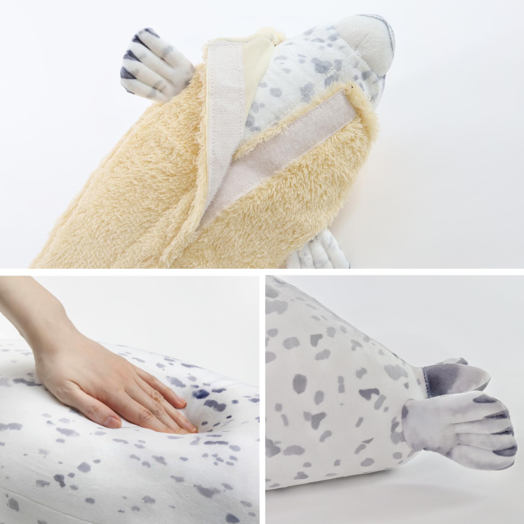 Furvana seal pillow as a hug pillow, perfect for naps and comfort.