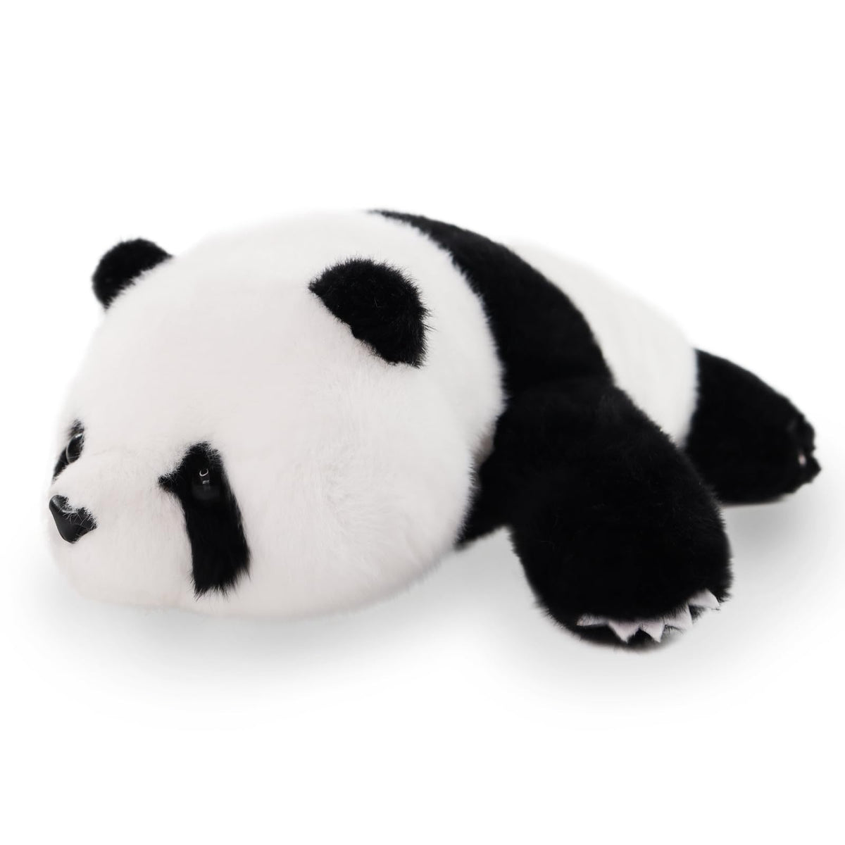Furvana Plush Panda face close-up highlighting soft fur and lifelike eyes for cuddly charm.