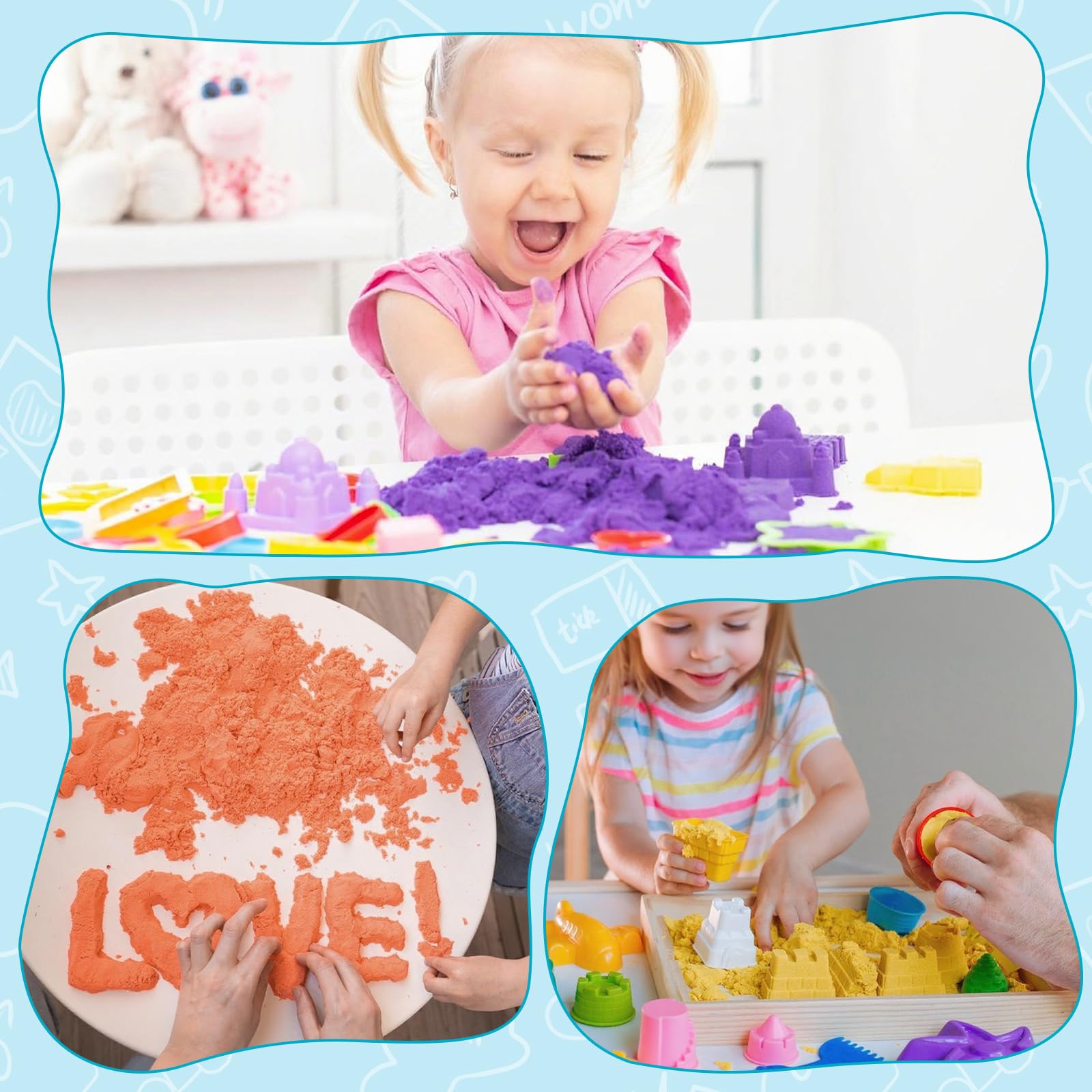 Gift-ready FURWEY sand set makes a thoughtful birthday or holiday surprise