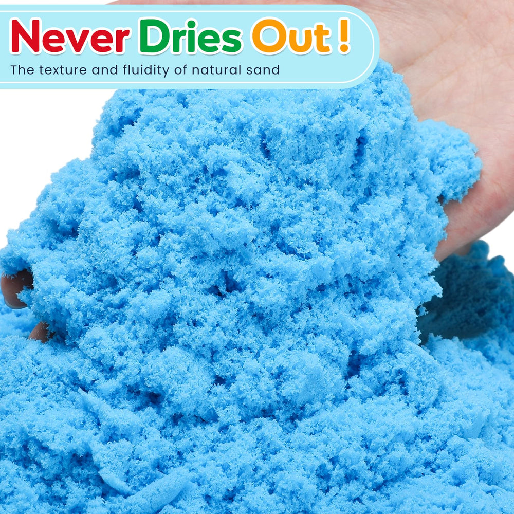 FURWEY yellow sensory sand close-up for bright, imaginative molding sessions.