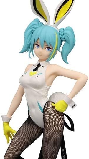 FURYU Hatsune Miku Bicute Bunnies Figure Street Ver front view ideal for shelf display.