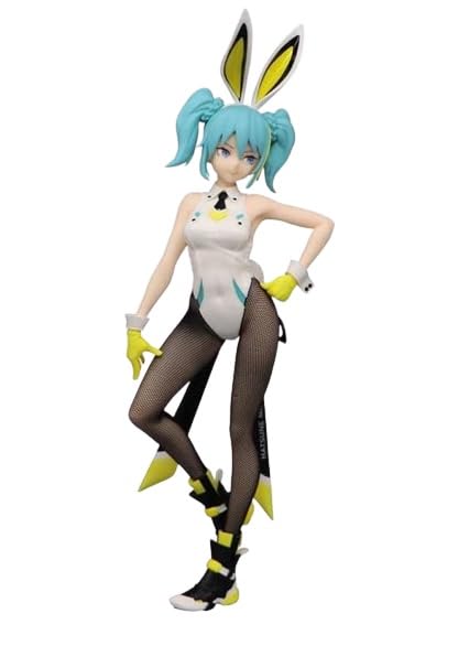 FURYU Hatsune Miku Bicute Bunnies Figure Street Ver side view enhances display variety.