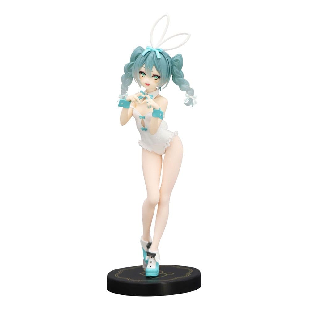 Furyu Hatsune Miku BiCute Bunnies PVC statue in white, detailed display piece for collectors