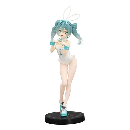 Furyu Hatsune Miku BiCute Bunnies PVC statue in white, detailed display piece for collectors
