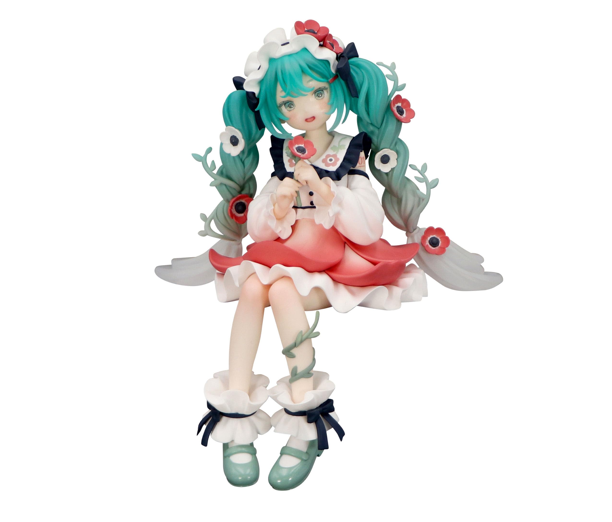 FuRyu Hatsune Miku flower fairy anemone figure for display.