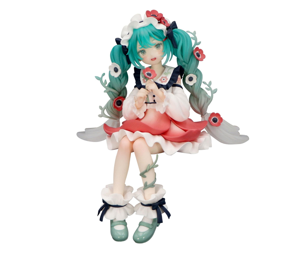 FuRyu Hatsune Miku flower fairy anemone figure for display.