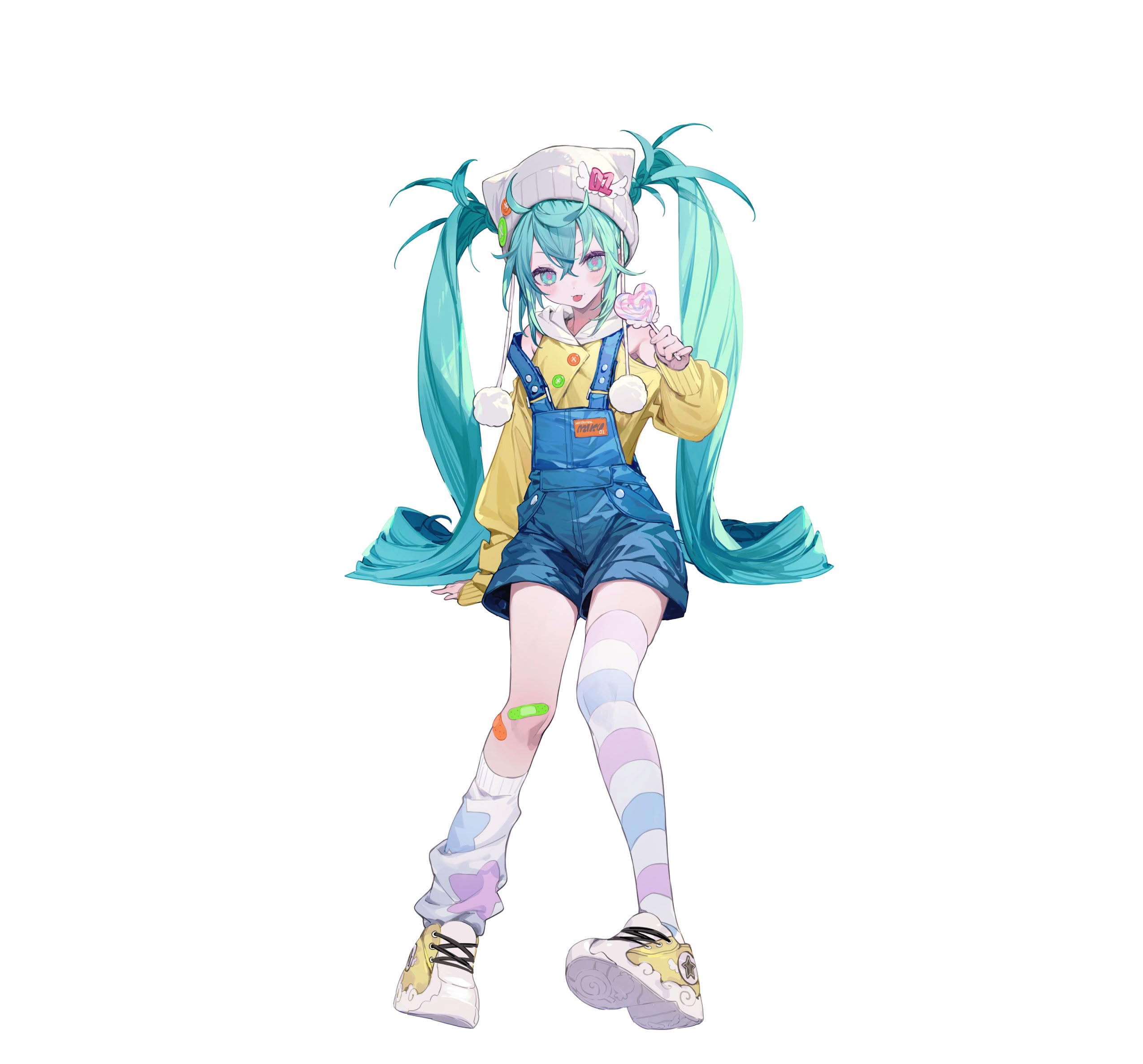 FuRyu Hatsune Miku Noodle Stopper Lollipop figure, a collectible for fans.
