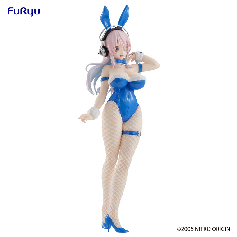 Furyu Super Sonico BiCute Bunnies Blue Rabbit diorama-ready display piece