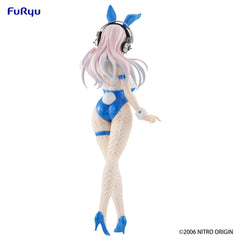 Furyu Super Sonico BiCute Bunnies Blue Rabbit silhouette captures graceful outline for shelves