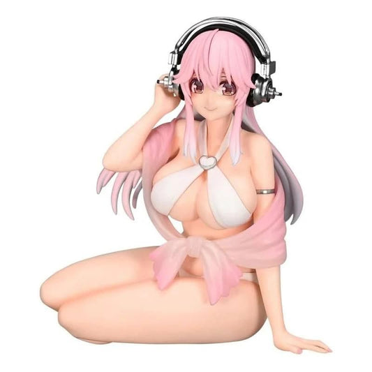 Furyu Super Sonico Noodle Stopper Figure holds cup noodles steady for a clean finish.