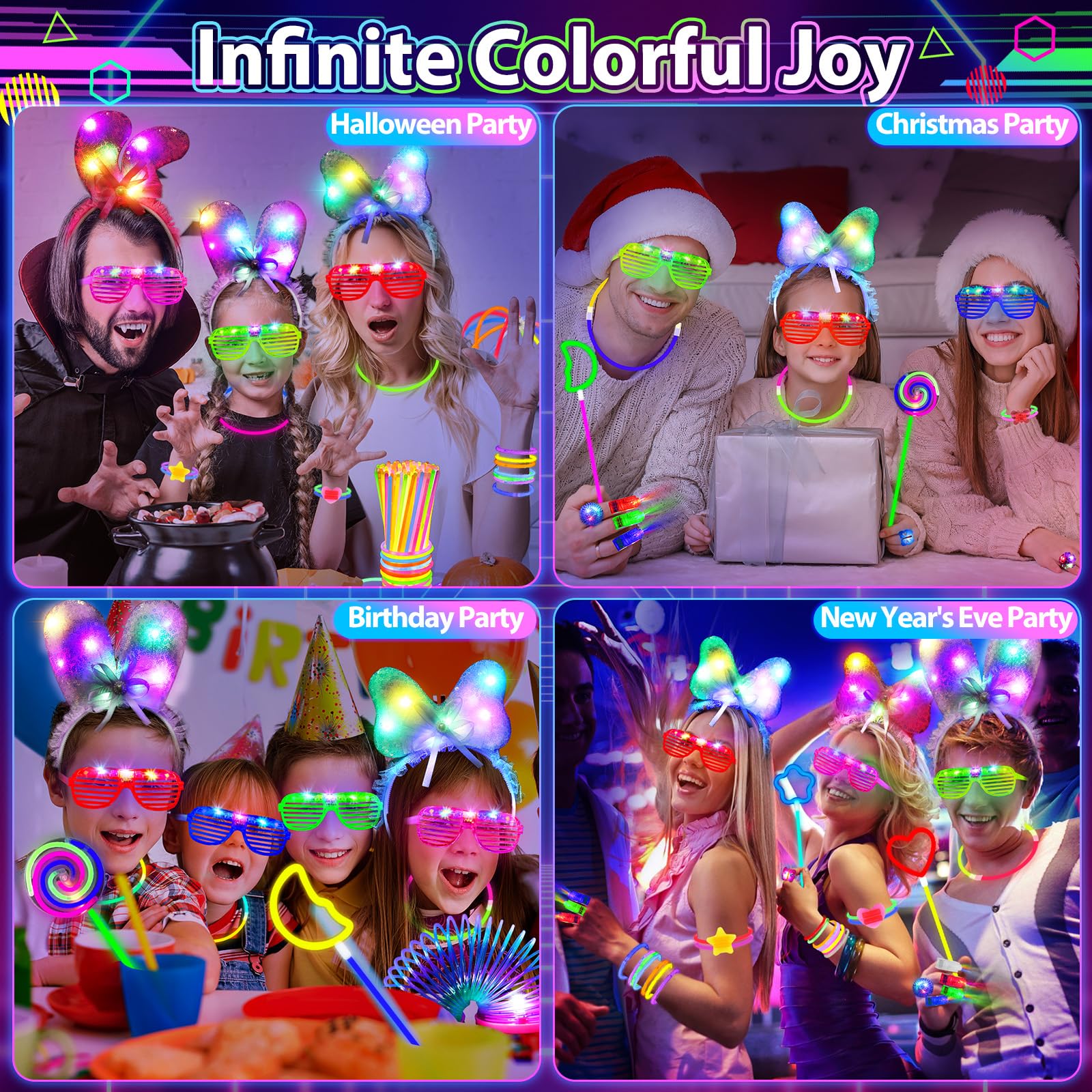 FUSPWEAO butterfly light up rings add whimsy and glow to costumes