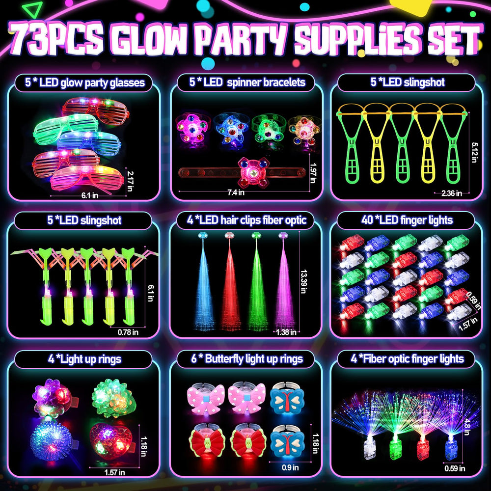 FUSPWEAO fiber optic finger lights deliver vivid effects on demand