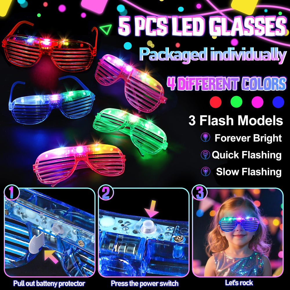 FUSPWEAO fiber optic hair clips add shimmering color to hairstyles