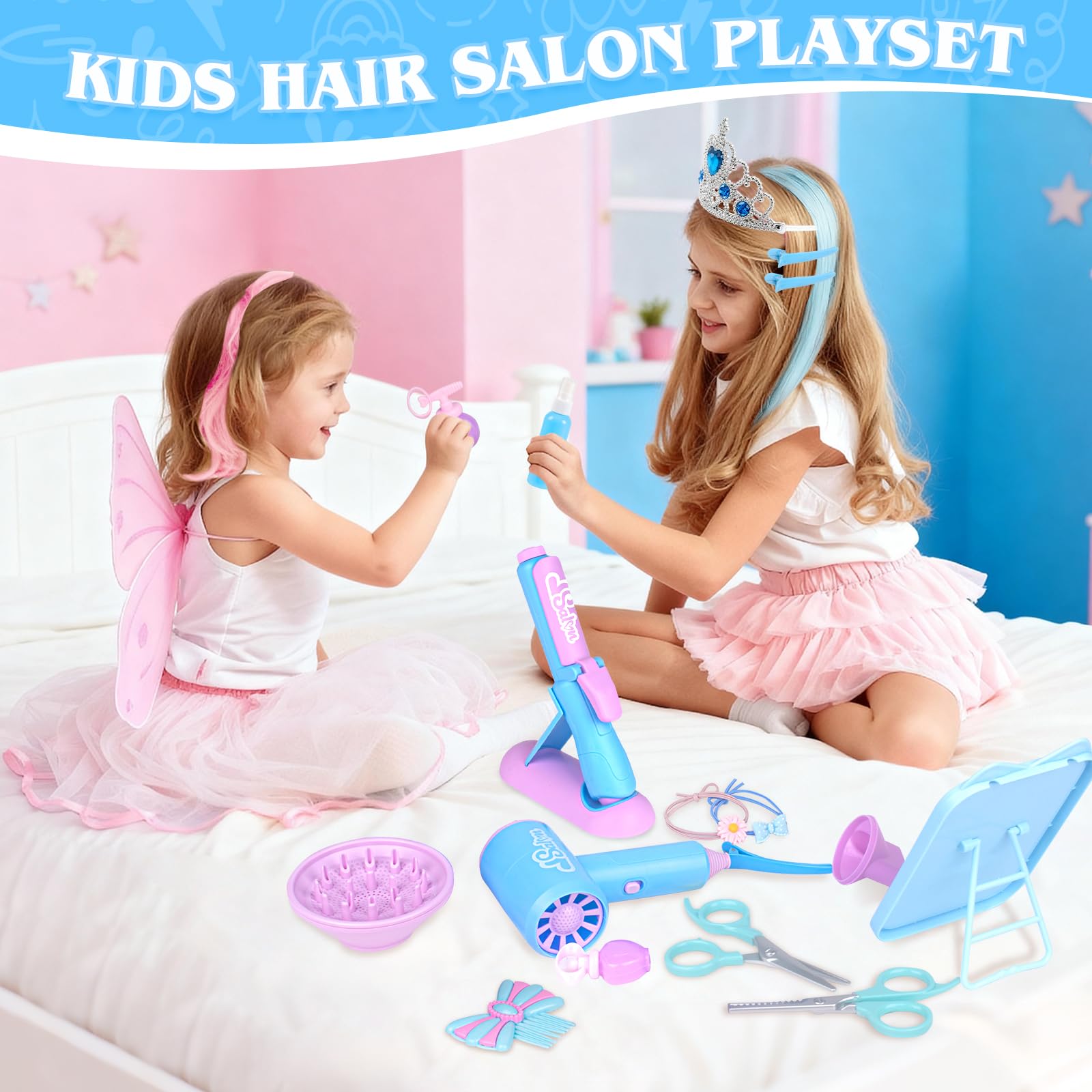 FUSPWEAO macaron-color hair loops provide cute accessory variety