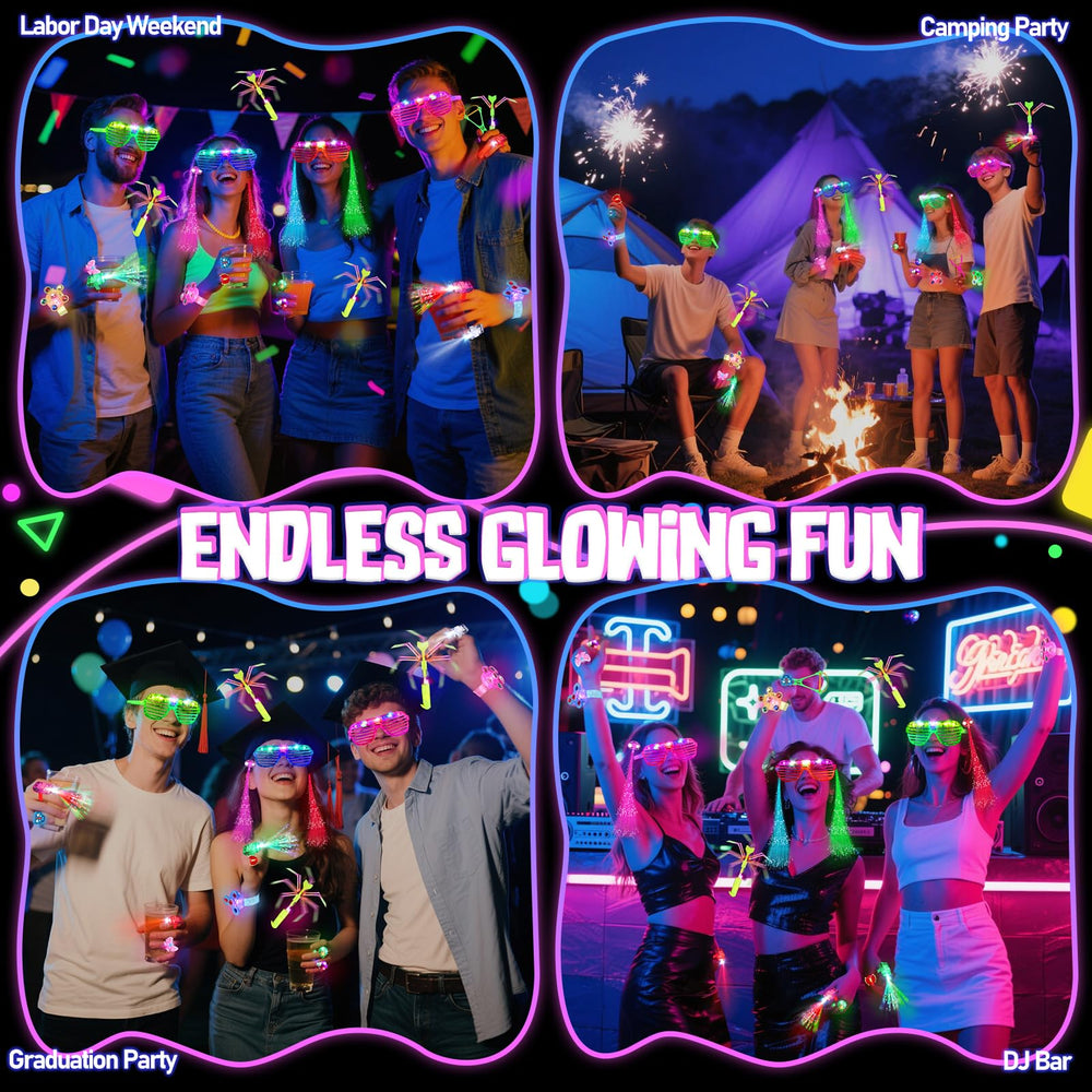 FUSPWEAO neon party collection showcases the full glow experience