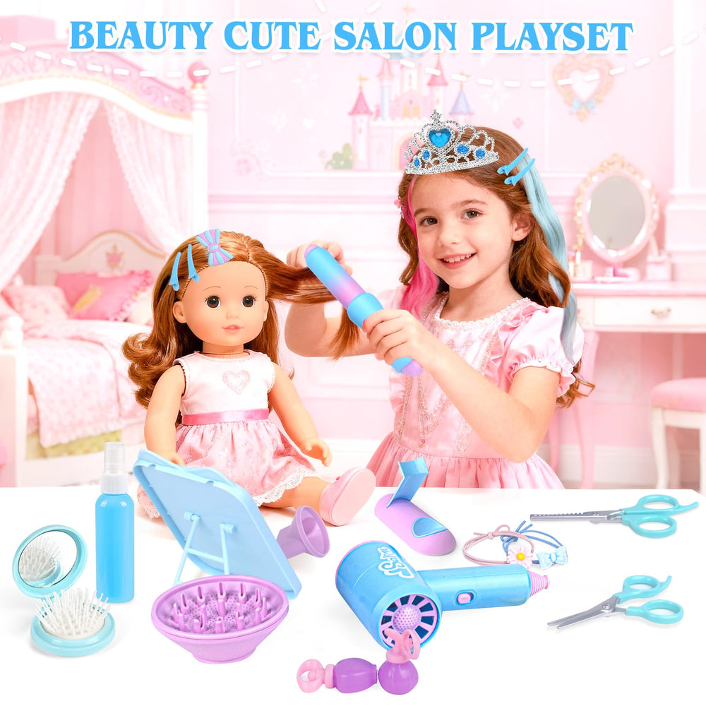 FUSPWEAO realistic hair dryer for immersive pretend styling