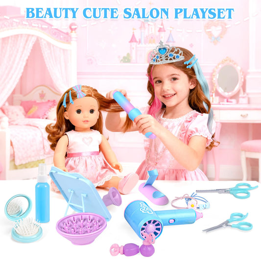 FUSPWEAO realistic hair dryer for immersive pretend styling