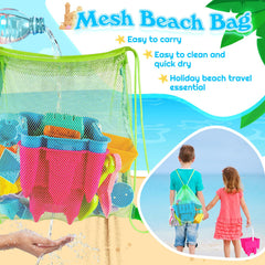 FUSPWEAO sand molds set with large and small shapes for creative castles.