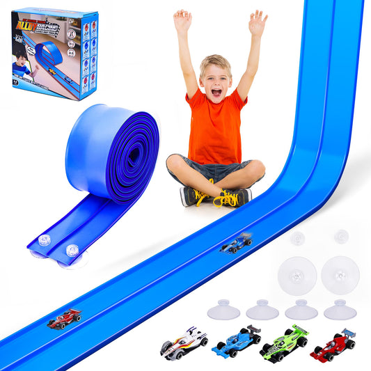 FUTESI flexible 15ft track rolls out for instant playtime and setup