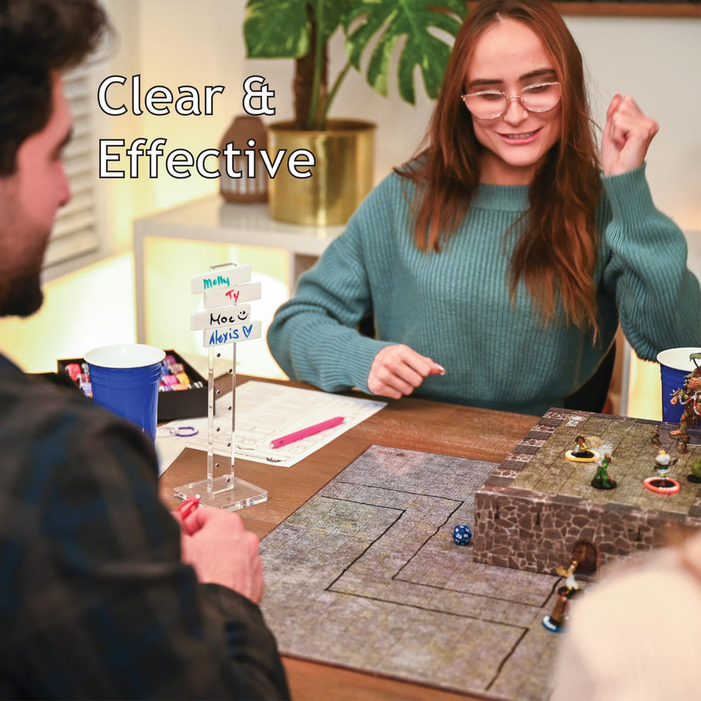 Futhark DND Initiative Tracker base and tower snap together in seconds.