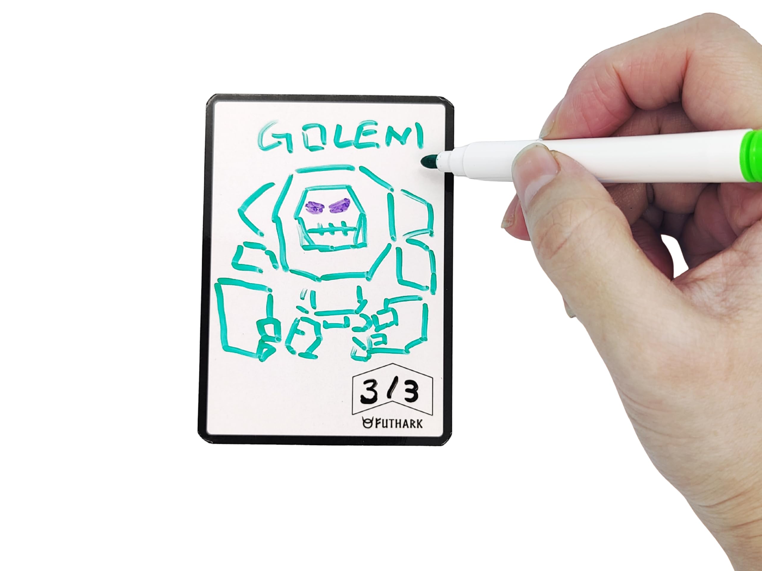 Futhark seven-color markers enable vibrant, clear token labeling