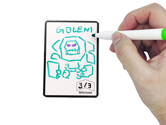 Futhark seven-color markers enable vibrant, clear token labeling