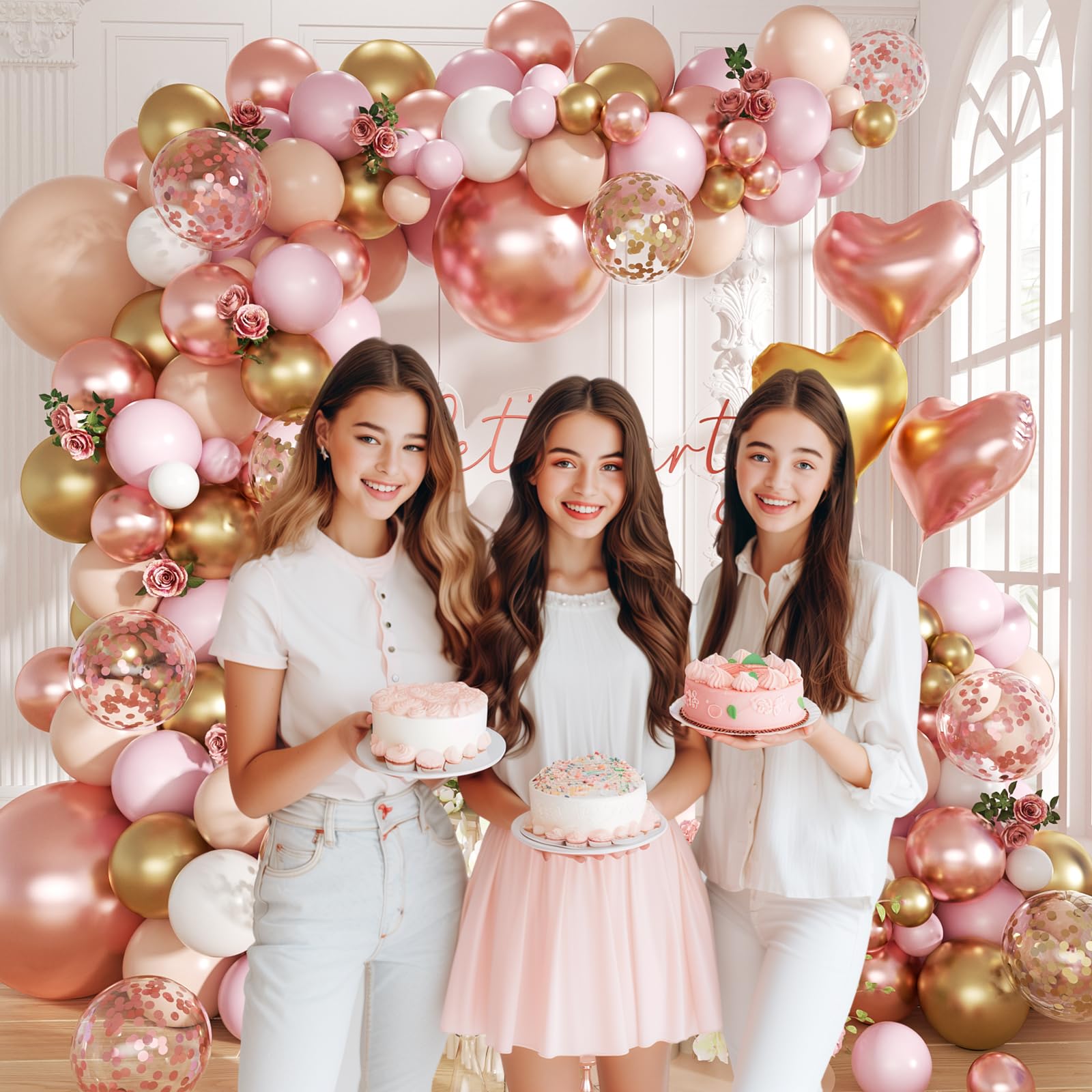 Futureferry metallic gold balloons add luxe shine to any setup.