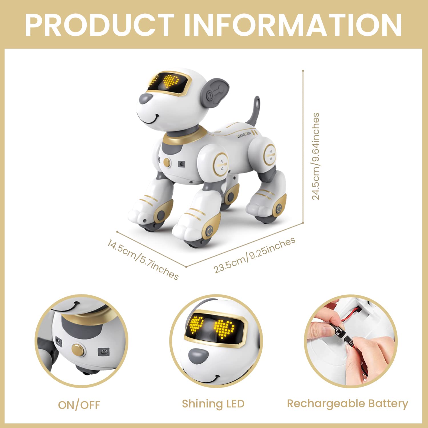 FUUY Robot Dog gift-ready packaging makes a perfect kid gift.