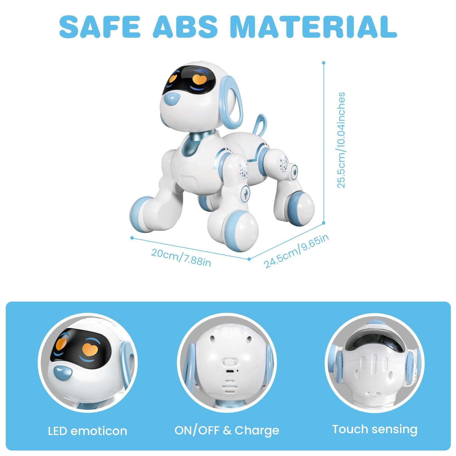 FUUY Robot Dog remote control for easy programmable moves.