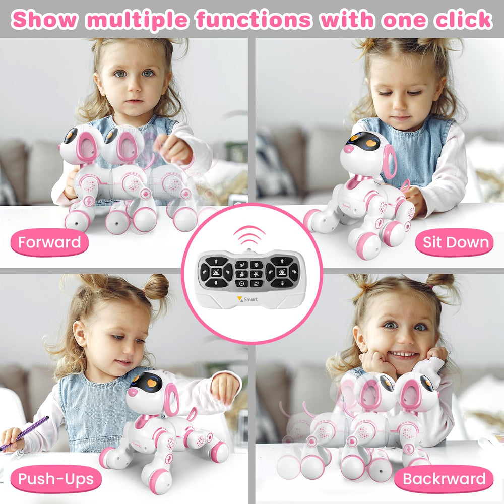 FUUY robot dog toy dances to built-in music for fun
