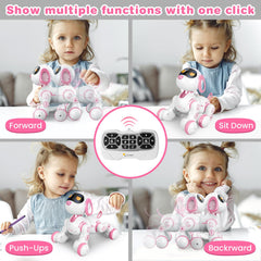 FUUY robot dog toy dances to built-in music for fun