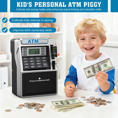 Fuwidvia ATM Piggy Bank memory function preserves data when power is off