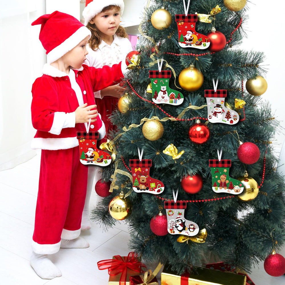 Fuyoooo colorful Christmas elements stickers offer lively design accents