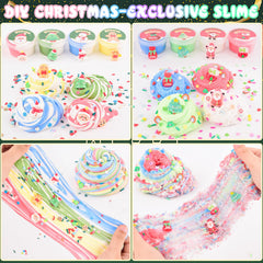 Fuyoudee 12 Jars Slime Pack – compact jars for easy storage and ongoing play.