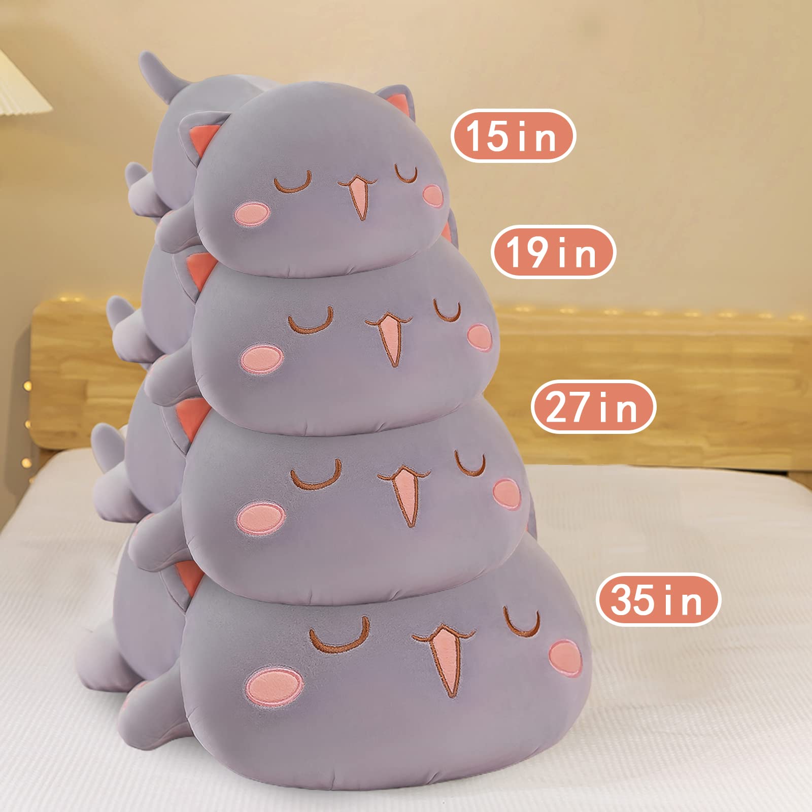 Fuyu cat plush makes a thoughtful gift for kids, friends, or family.