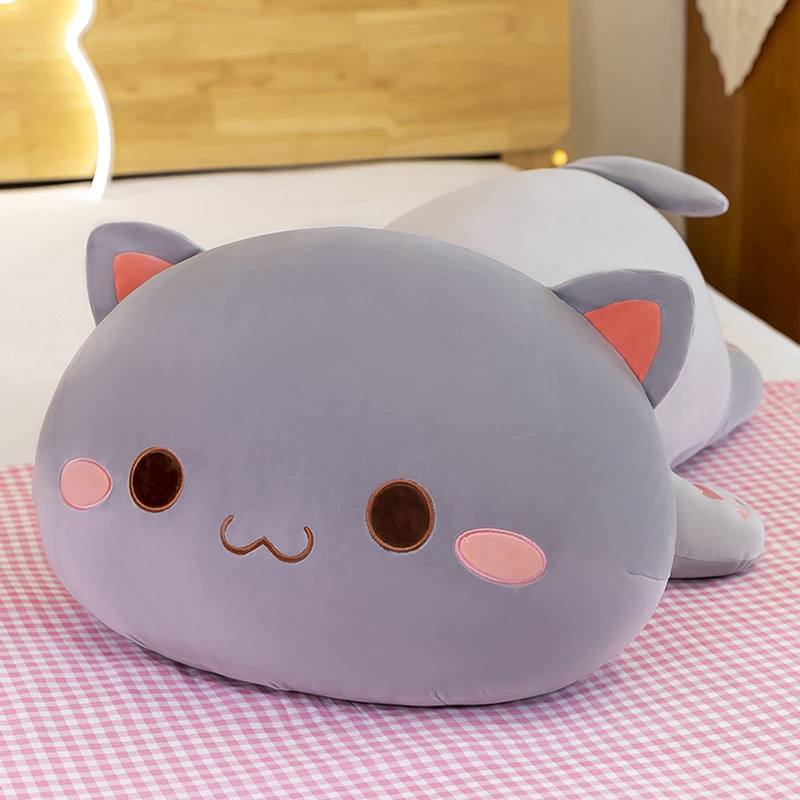FUYU cat plush decor for living rooms, adding cozy charm