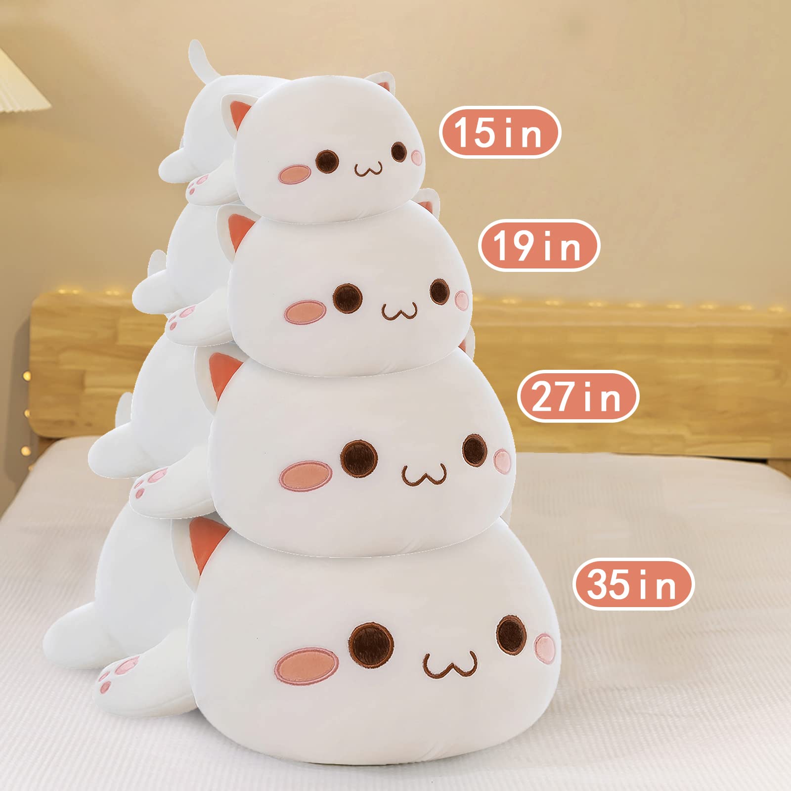FUYU gift-ready cat plush toy for kids and cat lovers.