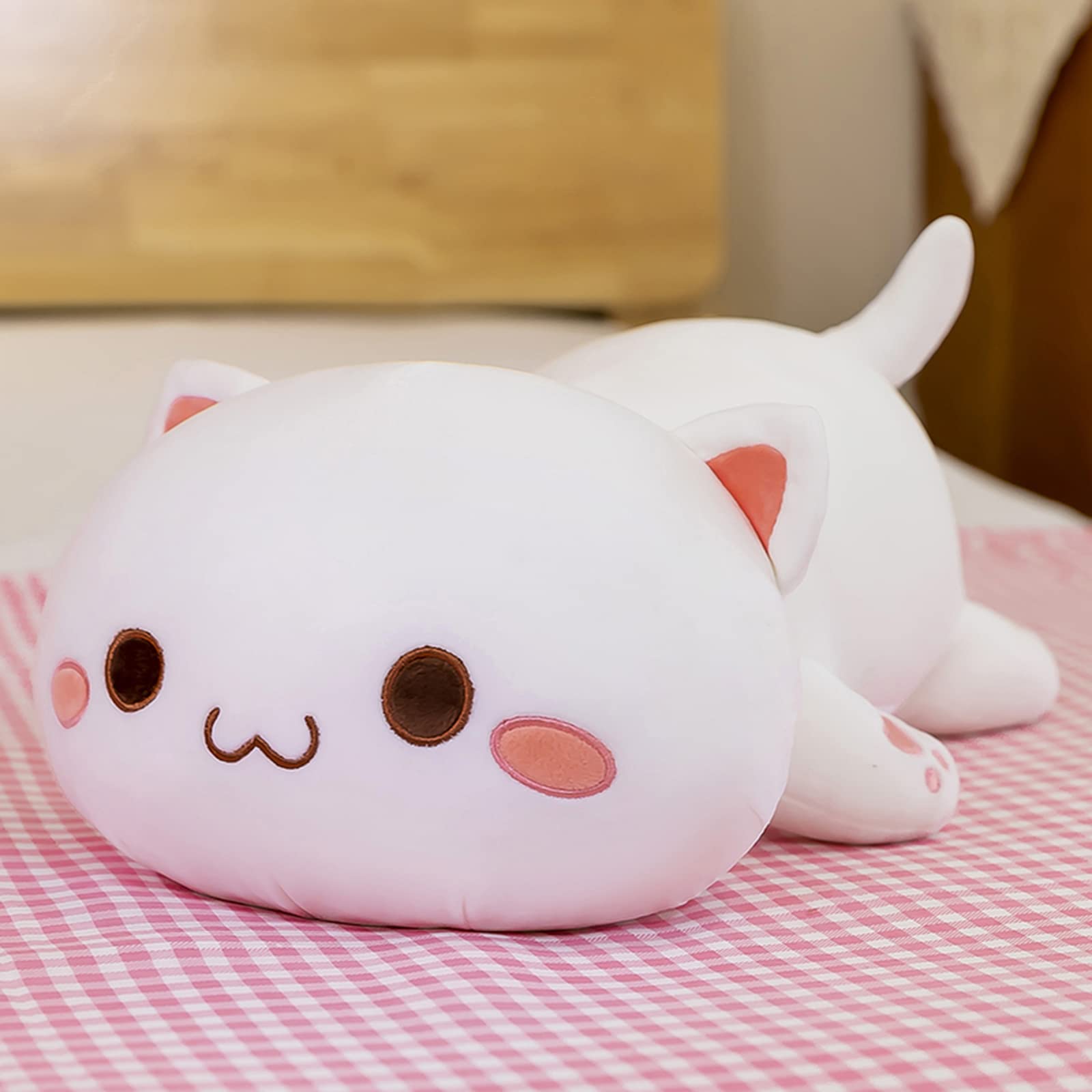 FUYU kawaii cat plush toy ideal for gifting and imaginative play.