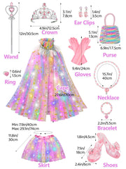 A child wearing the Fuzmo princess dress enjoying imaginative play.