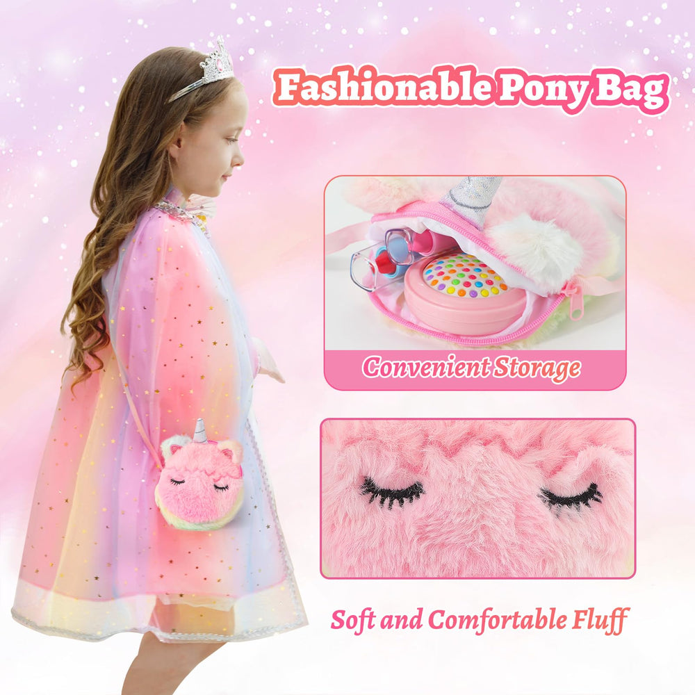 Fuzmo Kids Makeup Kit dress-up shoes complete a royal costume for twirl-worthy pretend adventures.