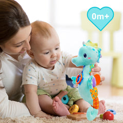 Fuzqq Seahorse soft plush design offers safe cuddling sessions