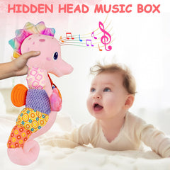 Fuzqq seahorse toy wrinkled sound papers for tactile exploration