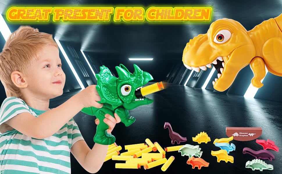 Fuzzy Pixie gift-ready dinosaur set, perfect for holidays and birthdays
